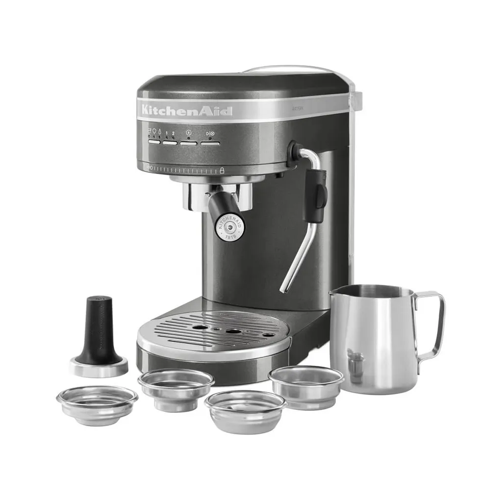 KitchenAid Espressomaschine ARTISAN 5KES6503EMS Medaillon Silber 3 KitchenAid Espressomaschine ARTISAN 5KES6503EMS Medaillon Silber