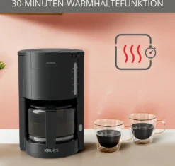 Krups F30908 ProAroma Kaffeemaschine Schwarz -Bon Cafe Store 017cd13d6f10ed12d72735ee1255be66