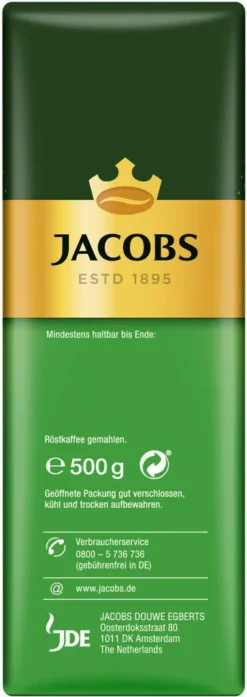 JACOBS Filterkaffee Auslese Klassisch 6 X 500 G Pulver-Kaffee Gemahlen Röstkaffee -Bon Cafe Store 0691f5eb13128331ac25489d3bc3baf3