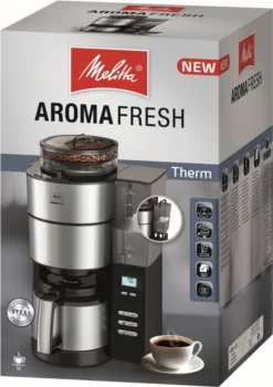 Melitta Aroma Fresh Therm - Kaffeemaschine - Edelstahl/schwarz -Bon Cafe Store 090fbf1039d044ff687c2c31bad5d903