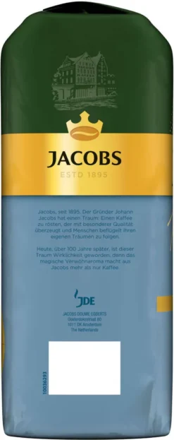 JACOBS Kaffeebohnen Expertenröstung Crema Mild Röstung Des Jahres 2 X 1 Kg + 1 Aluminium Dose Barista Design 18 JACOBS Kaffeebohnen Expertenröstung Crema Mild Röstung Des Jahres 2 X 1 Kg + 1 Aluminium Dose Barista Design -Bon Cafe Store 0b095220f0a356756b103287c23eef54 2