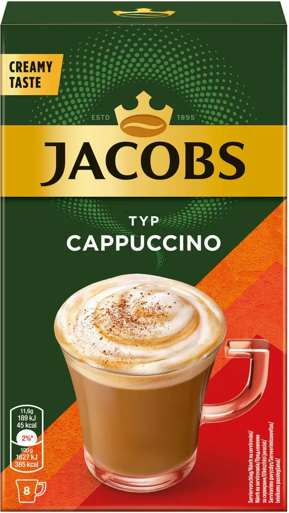 JACOBS Löskaffee Typ Cappuccino 10 X 8 Sticks - 80 Getränke Instantkaffee 4 JACOBS Löskaffee Typ Cappuccino 10 X 8 Sticks - 80 Getränke Instantkaffee – Bild 2