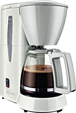 MELITTA Kaffeeautomat Single5 M 720-1/1 5Tassen 600Watt Weiß/grau -Bon Cafe Store 12206b53b00dc1a4e2f7e03ff1e8e50c