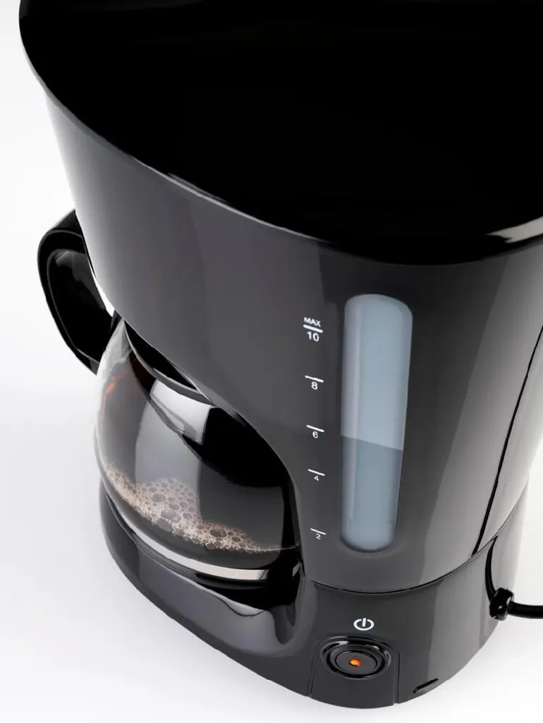 KORONA 10330 Kaffeeautomat 10 Tassen 1,25l 750Watt Schwarz 6 KORONA 10330 Kaffeeautomat 10 Tassen 1,25l 750Watt Schwarz – Bild 4