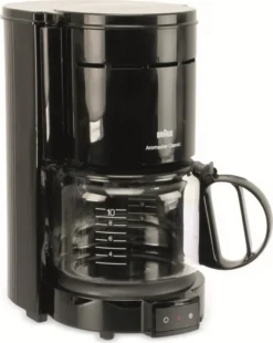 Braun KF47/1 Filter-Kaffeemaschine Schwarz -Bon Cafe Store 1b1f05636b759012f735c9ecbeaa81e6