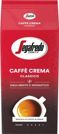 Segafredo Caffe Crema Classico, 1000 G, Ganze Bohne