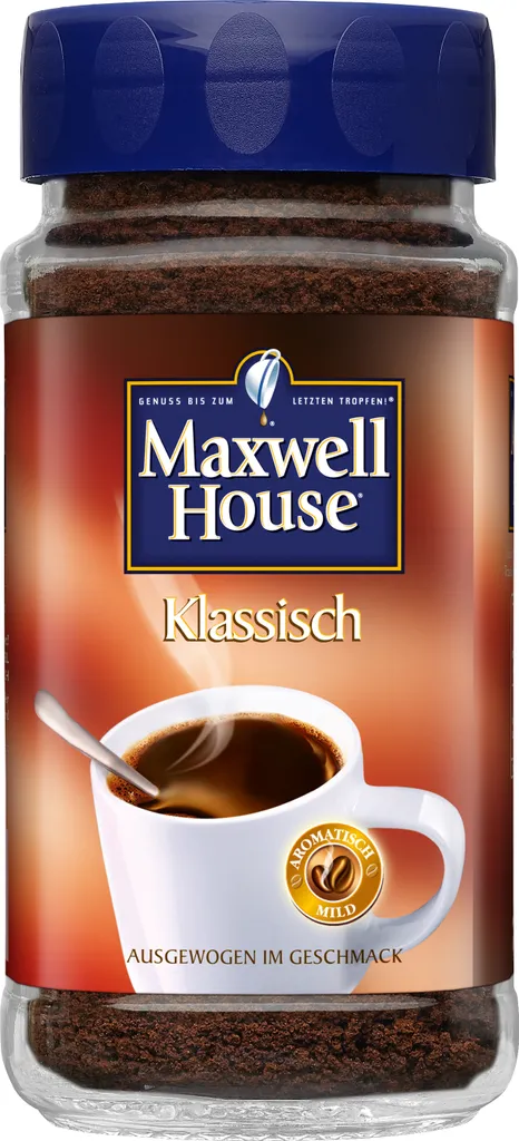 Maxwell House Klassisch, Löslicher Kaffee, 200g-Glas 4 Maxwell House Klassisch, Löslicher Kaffee, 200g-Glas – Bild 2