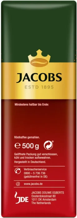 JACOBS Meisterröstung Filterkaffee 12 X 500 G Kaffee Gemahlen 12 JACOBS Meisterröstung Filterkaffee 12 X 500 G Kaffee Gemahlen -Bon Cafe Store 2333e19930ae3fd054ea733728a59e5c 2