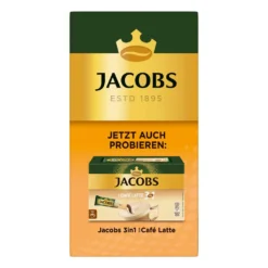 JACOBS 3in1 Typ Caramel Löslicher Kaffee 12er Pack 12 X 10 Getränke Sticks -Bon Cafe Store 27cacbdffc17c6ca99937a0caccd79df