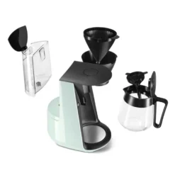 Tchibo Filterkaffeemaschine „Let’s Brew“, Für Bis Zu 10 Tassen Filterkaffee, 1,2L Aroma-Glaskaraffe, Edelstahl-Warmhalteplatte, Tropf-Stopp, Abschaltautomatik, Hellgrün -Bon Cafe Store 2b73cfeb8bf3ab2ef49694a0e9604081