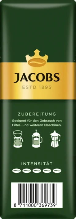 Jacobs Filterkaffee Krönung Kräftig | Gemahlen | 500g -Bon Cafe Store 2b7bd8568b6f3ecbf68f13b0f946dc59