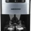 MEDION MD 15486 Kaffeemaschine Mit Mahlwerk Und Glaskanne, Wassertank: 1,5 Liter, 8 Mahlstufen, Max. 1050 Watt, Silber, Edelstahl 1 MEDION MD 15486 Kaffeemaschine Mit Mahlwerk Und Glaskanne, Wassertank: 1,5 Liter, 8 Mahlstufen, Max. 1050 Watt, Silber, Edelstahl -Bon Cafe Store 2df90e6f36a284c11238ae567a1d4c64