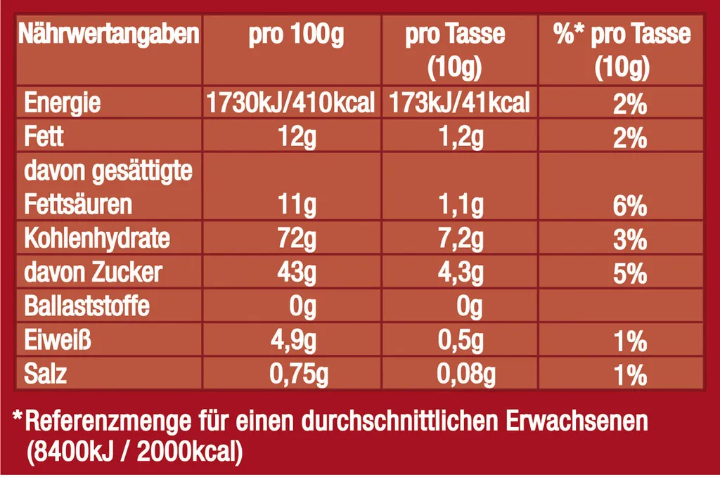 JACOBS Typ Cappuccino 6 X 400 G Dosen Feine Cremigkeit - Viel Schaum 3 JACOBS Typ Cappuccino 6 X 400 G Dosen Feine Cremigkeit - Viel Schaum