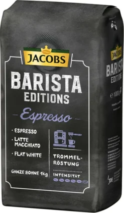 JACOBS Kaffeebohnen Barista Editions Espresso 2 X 1 Kg Espressobohnen Ganze Bohne -Bon Cafe Store 2e905323f7f50684c05dc3094b5446e6