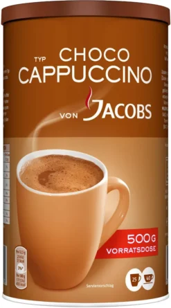 JACOBS Löskaffee Typ Choco Cappuccino 500 G Dose Löslicher Kaffee Mit Kakao 8 JACOBS Löskaffee Typ Choco Cappuccino 500 G Dose Löslicher Kaffee Mit Kakao -Bon Cafe Store 31d9a9b7d6419757fe5f8865c171d599