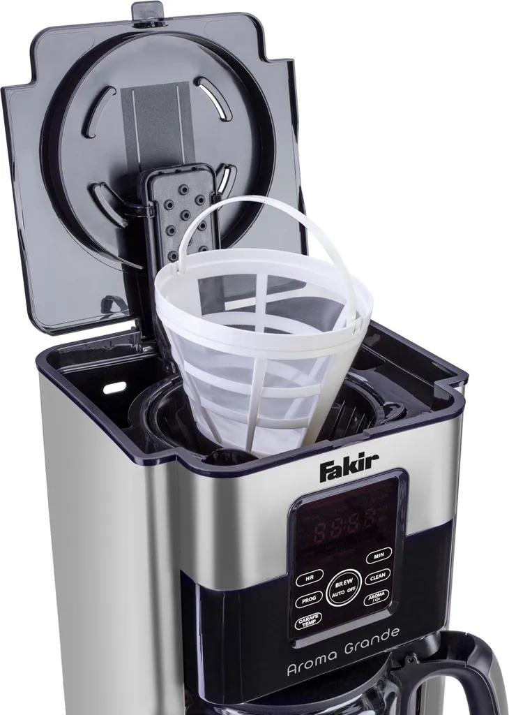 FAKIR Kaffeemaschine Aroma Grande LED Display 1,8 Liter Dauerfilter Timer Warmhaltefunktion 3 FAKIR Kaffeemaschine Aroma Grande LED Display 1,8 Liter Dauerfilter Timer Warmhaltefunktion