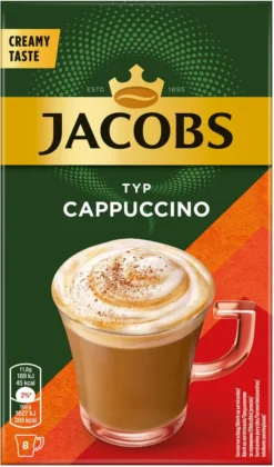 JACOBS Löskaffee Typ Cappuccino 10 X 8 Sticks - 80 Getränke Instantkaffee 10 JACOBS Löskaffee Typ Cappuccino 10 X 8 Sticks - 80 Getränke Instantkaffee -Bon Cafe Store 34d41193cc00f7e437adf2665e762139