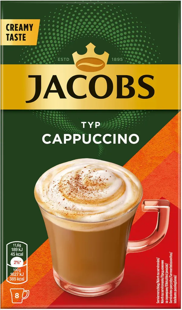 JACOBS Löskaffee Typ Cappuccino 10 X 8 Sticks - 80 Getränke Instantkaffee 5 JACOBS Löskaffee Typ Cappuccino 10 X 8 Sticks - 80 Getränke Instantkaffee – Bild 3
