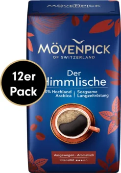 Kaffee-Sparpaket DER HIMMLISCHE Von Mövenpick, 12x500g Gemahlen
