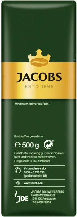 JACOBS Filterkaffee Krönung 6x500g Pulver-Kaffee Gemahlen Röstkaffee 1,5kg -Bon Cafe Store 3727be2faf9dff5a6748260d68714306