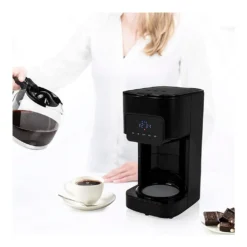 Princess Deluxe Kaffeemaschine Black Steel 1,5 L 900 W Schwarz -Bon Cafe Store 3a4b93b8e13080041bcae888e823d7ad