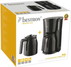 Bestron Kaffeemaschine Mit 2 Thermokannen ACM900TD 900 W Schwarz -Bon Cafe Store 3ef1f9d38f4f36d7ecc85f295e9f8782