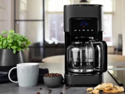 Princess Deluxe Kaffeemaschine Black Steel 1,5 L 900 W Schwarz -Bon Cafe Store 4122f9bcb070c044fb9f065007b6aa65