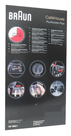 BRAUN Kaffeemaschine KF 560/1 Schwarz 20 BRAUN Kaffeemaschine KF 560/1 Schwarz -Bon Cafe Store 41616b6fb26645fd2c515464ecc33e7b