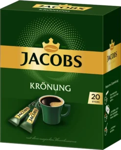 JACOBS Löskaffee Krönung 16 X 20 Sticks Löslicher Kaffee Instantkaffee 320 Getränke -Bon Cafe Store 4219ede427105f53eee7f66afcdb945e