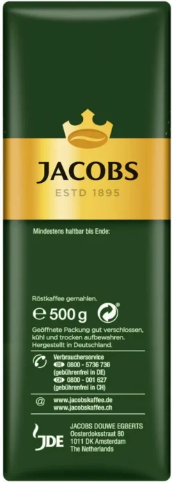 JACOBS Filterkaffee Krönung Mild 6 X 500 G Kaffee Gemahlen + 1 Becher + 1 Dose -Bon Cafe Store 421f7a9f04e031ddbb1be1bf30dc2bd1 2