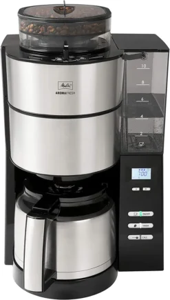Melitta Aroma Fresh Therm - Kaffeemaschine - Edelstahl/schwarz -Bon Cafe Store 42d449771ddca3e0732354d116600c9d