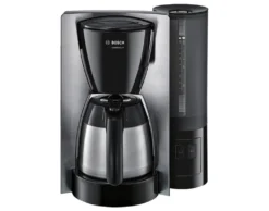 Bosch TKA6A683 ComfortLine Thermo-Filterkaffeemaschine Kunststoff Mit Edelstahl Edelstahl, Schwarz
