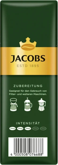 JACOBS Filterkaffee Krönung 6x500g Pulver-Kaffee Gemahlen Röstkaffee 1,5kg -Bon Cafe Store 45b2843fca898933e64615e2b00189be