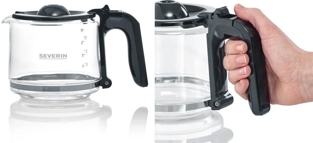 SEVERIN Kaffeemaschine KA 4817 TYPE 1.000 W Rot / Schwarz 11 SEVERIN Kaffeemaschine KA 4817 TYPE 1.000 W Rot / Schwarz – Bild 9