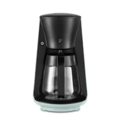 Tchibo Filterkaffeemaschine „Let’s Brew“, Für Bis Zu 10 Tassen Filterkaffee, 1,2L Aroma-Glaskaraffe, Edelstahl-Warmhalteplatte, Tropf-Stopp, Abschaltautomatik, Hellgrün -Bon Cafe Store 4739c89991bf17208ca7500af939a160