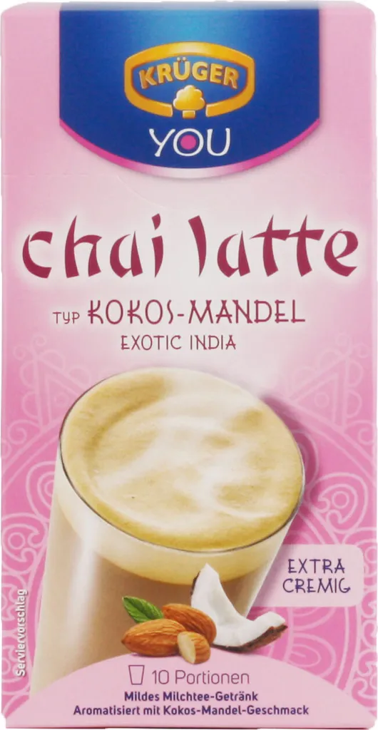 Krüger You Chai Latte Typ Kokos-Mandel Exotic India Extra Cremig | 10 Portionen 4 Krüger You Chai Latte Typ Kokos-Mandel Exotic India Extra Cremig | 10 Portionen – Bild 2