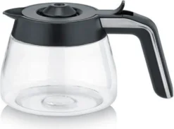 SEVERIN FILKA Vollautomat Für Filterkaffee Mit Glaskanne KA 4850 Aus Edelstahl, Matt-schwarz Edelstahl-gebürstet -Bon Cafe Store 4b2a29141f92f6d8e55e9357968edeff