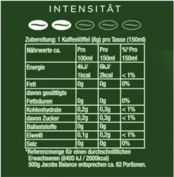 JACOBS Filterkaffee Krönung Balance 6 X 500 G Kaffee Gemahlen + 1 Becher+ 1 Dose -Bon Cafe Store 4b575985c486d8517c6131c302e7460e