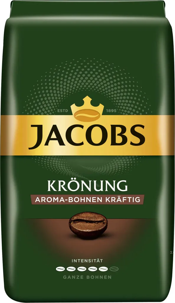 JACOBS Kaffeebohnen Krönung Aroma-Bohne Kräftig 12 X 500 G Ganze Bohne 4 JACOBS Kaffeebohnen Krönung Aroma-Bohne Kräftig 12 X 500 G Ganze Bohne – Bild 2