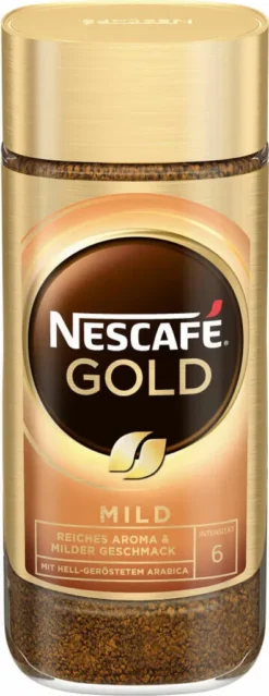 Nescafé® Nescafé Gold Mild | Löslicher Kaffee | 200g-Glas -Bon Cafe Store 5180226be044506d72c5d1b5cde922e5