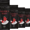 LUCIFER'S ROAST 4x1kg Espresso By KIQO Aus Italien - Starke Kaffeebohnen Für Kaffeevollautomaten Und Siebträger - Säurearm - 100% Robusta (ganze Bohnen, 4x1kg) -Bon Cafe Store 53b3409a1f54de7cfec7c99578e1b889