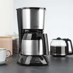 Kaffeemaschine Filter Kaffeemaschine 10 Tassen Thermoskanne Edelstahl Glaskanne -Bon Cafe Store 5545f06bbca06a7f92a00e88decc509e