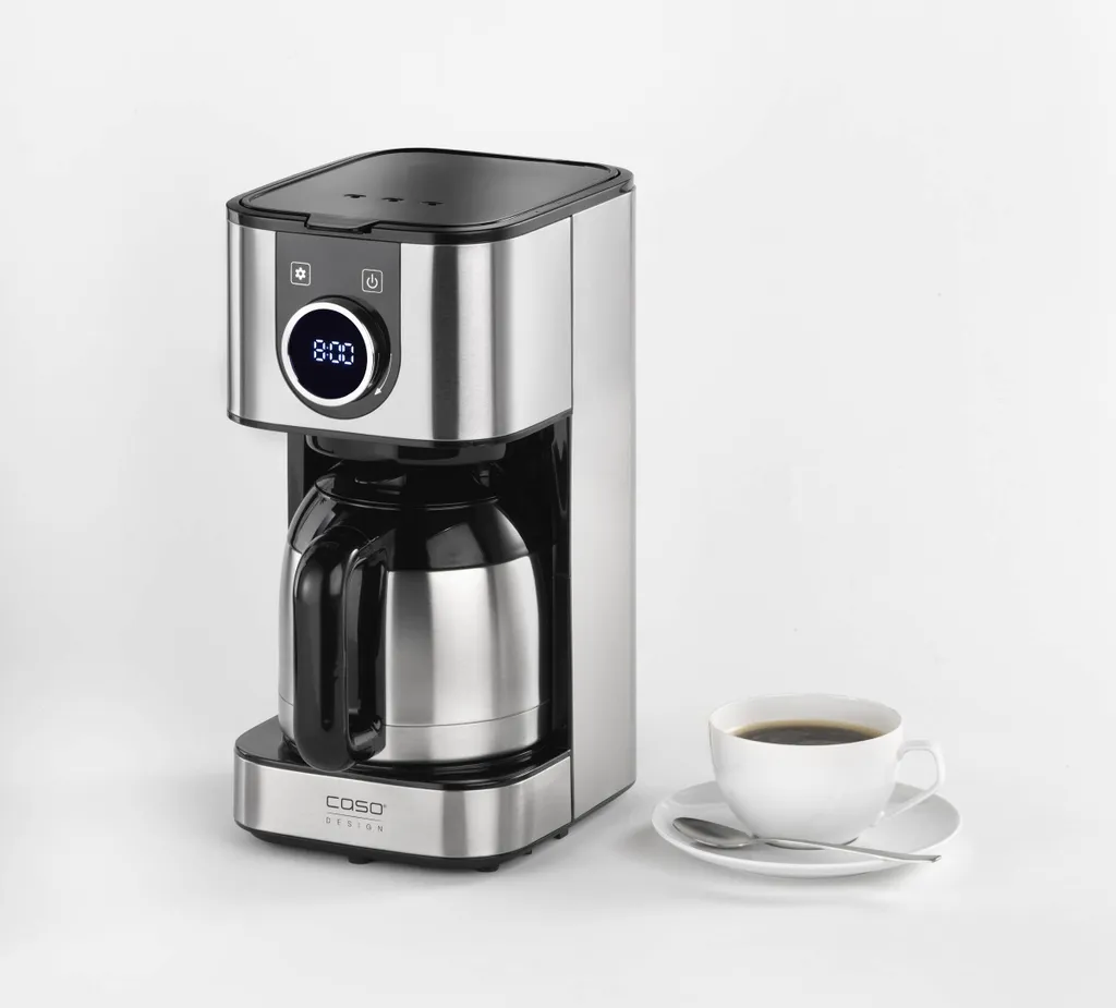 CASO Selection C12 - Design-Kaffeemaschine Für Bis Zu 12 Tassen Kaffee, 1,5 L Wassertank, Edelstahlgehäuse, Warmhaltefunktion, Timer, Inkl. Permanentfilter 13 CASO Selection C12 - Design-Kaffeemaschine Für Bis Zu 12 Tassen Kaffee, 1,5 L Wassertank, Edelstahlgehäuse, Warmhaltefunktion, Timer, Inkl. Permanentfilter – Bild 11