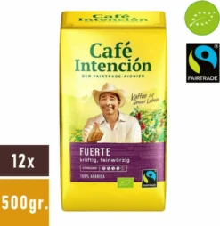 Café Intención Ecológico Fuerte | Fairtrade | Gemahlen | 500g -Bon Cafe Store 5716b460bbb6a22097643994ddb6d20f