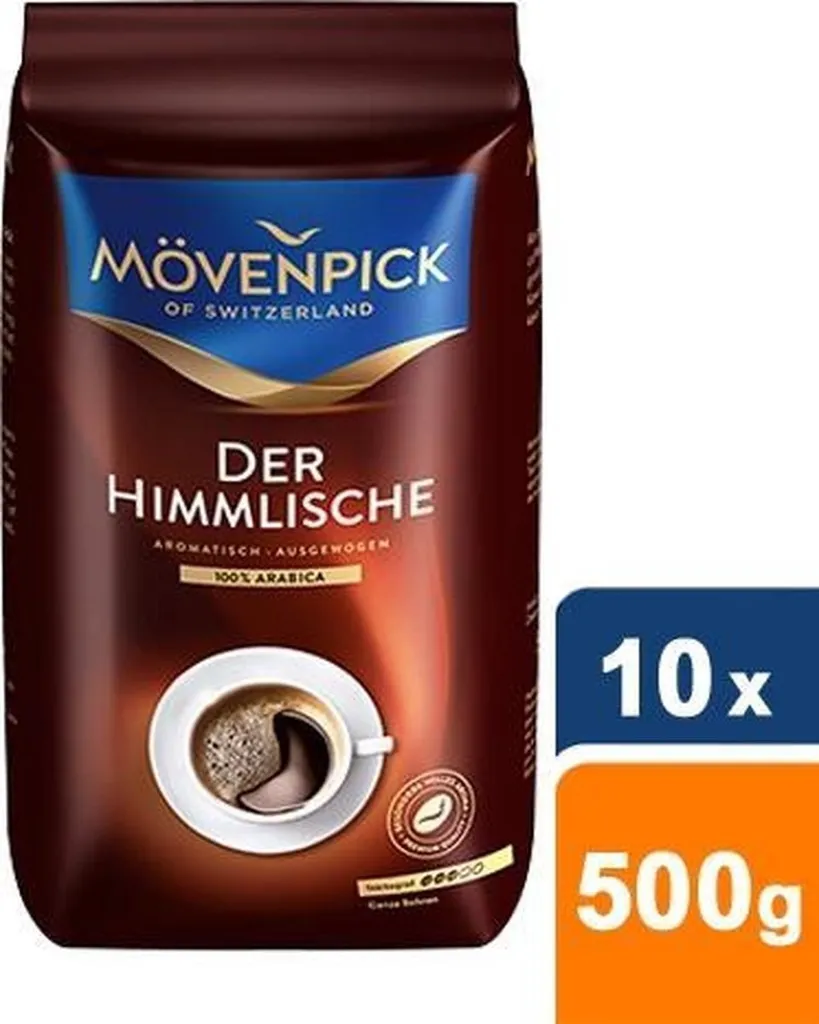 Sparpaket DER HIMMLISCHE Von Mövenpick, 10x500g Bohnen 4 Sparpaket DER HIMMLISCHE Von Mövenpick, 10x500g Bohnen – Bild 2