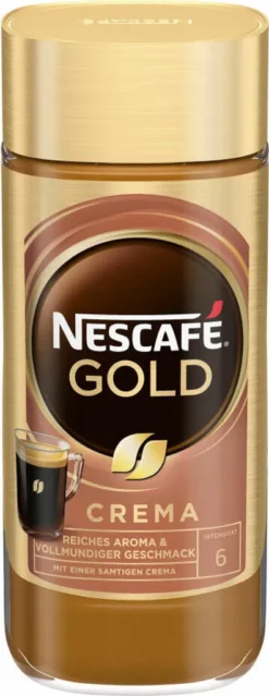 Nescafé® Nescafé Gold Crema | Löslicher Kaffee | 200g-Glas -Bon Cafe Store 5aed229d16d29746b1d6e5d306dda5de