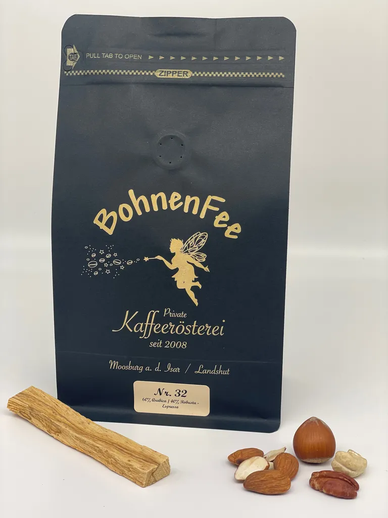 Bohnenfee Private Kaffeerösterei / Espressobohnen 60% Robusta Kräftig & Italienisch / Starker & Nussiger Espresso / 500g Ganze Bohnen 3 Bohnenfee Private Kaffeerösterei / Espressobohnen 60% Robusta Kräftig & Italienisch / Starker & Nussiger Espresso / 500g Ganze Bohnen