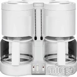 KRUPS Kaffeemaschine KM 8501 2 X 10 Tassen 2 X 1100 W Weiß 13 KRUPS Kaffeemaschine KM 8501 2 X 10 Tassen 2 X 1100 W Weiß -Bon Cafe Store 5b807da44c84868b0542fa6720fcbb1d