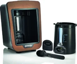 Gorenje ATCM730T, Türkische Kaffeemaschine, 0,27 L, Gemahlener Kaffee, 730 W, Schwarz, Braun