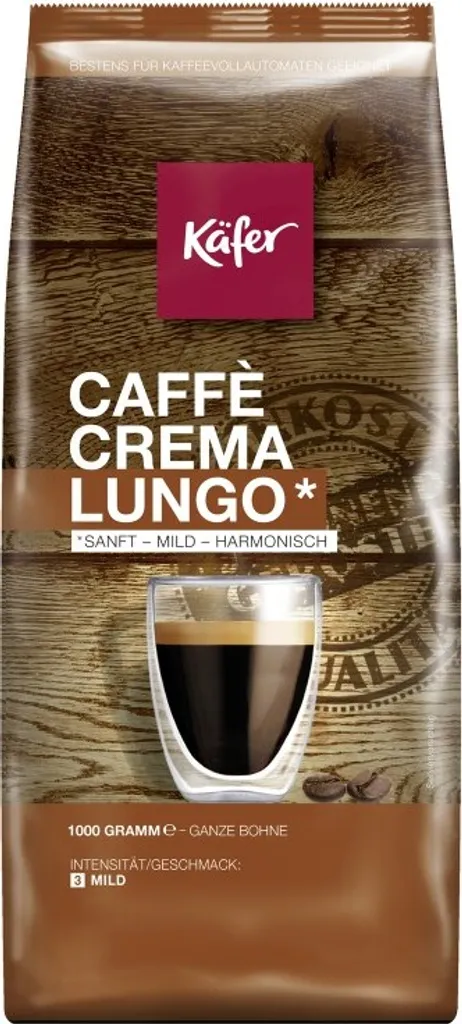 Käfer Caffè Crema Lungo | Ganze Bohne | 1000 G 3 Käfer Caffè Crema Lungo | Ganze Bohne | 1000 G